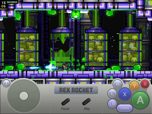 Gameplay screenshots of the Rex rocket for iPad, iPhone or iPod.