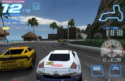 Gameplay screenshots of the RIDGE RACER ACCELERATED for iPad, iPhone or iPod.