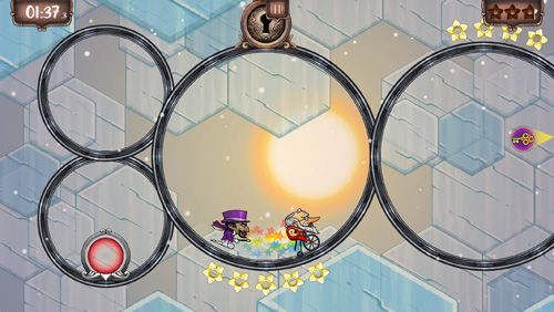 Gameplay screenshots of the Ring Run Circus for iPad, iPhone or iPod.