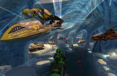 Gameplay screenshots of the Riptide GP2 for iPad, iPhone or iPod.