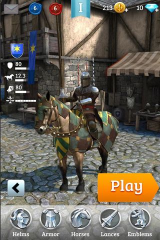 Gameplay screenshots of the Rival knights for iPad, iPhone or iPod.