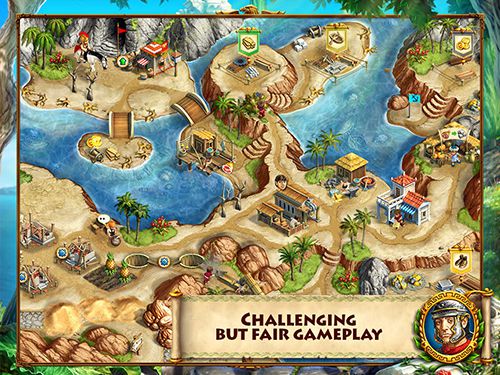 Gameplay screenshots of the Roads of Rome: New generation for iPad, iPhone or iPod.