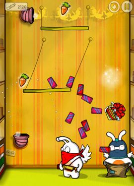Gameplay screenshots of the Robber Rabbits! for iPad, iPhone or iPod.