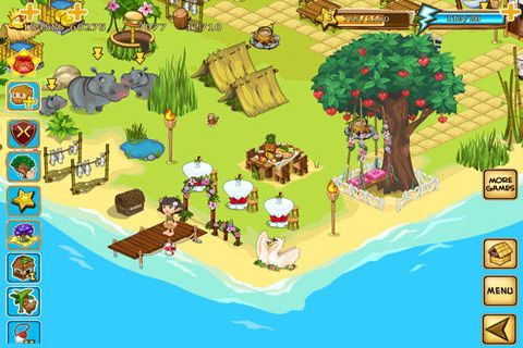 Gameplay screenshots of the Robinson's Island for iPad, iPhone or iPod.