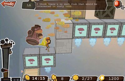 Gameplay screenshots of the Robo5 for iPad, iPhone or iPod.