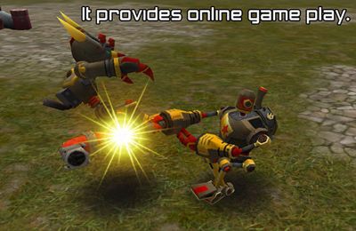 Gameplay screenshots of the Robot Battle for iPad, iPhone or iPod.