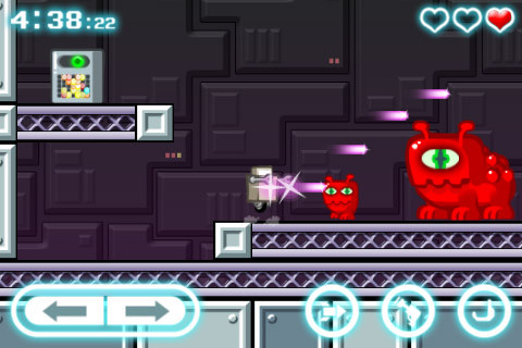 Gameplay screenshots of the Robot wants kitty for iPad, iPhone or iPod.