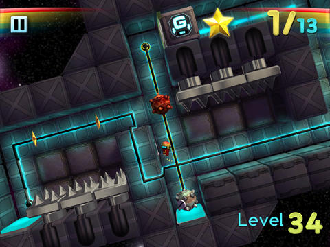 Gameplay screenshots of the Rocket robo for iPad, iPhone or iPod.