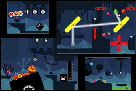 Gameplay screenshots of the Rolando for iPad, iPhone or iPod.