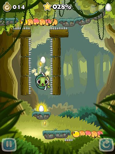 Gameplay screenshots of the Roll turtle for iPad, iPhone or iPod.