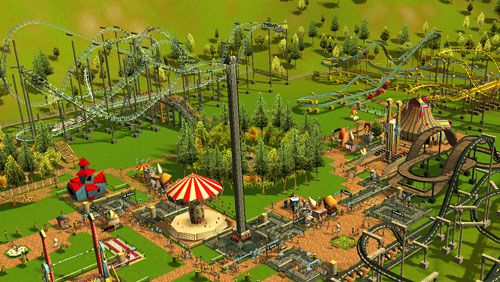 Gameplay screenshots of the Roller coaster tycoon 3 for iPad, iPhone or iPod.