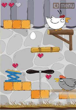 Gameplay screenshots of the Rolling Eggs! for iPad, iPhone or iPod.