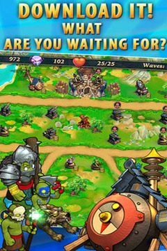 Gameplay screenshots of the Royal Defense: Invisible Threat for iPad, iPhone or iPod.