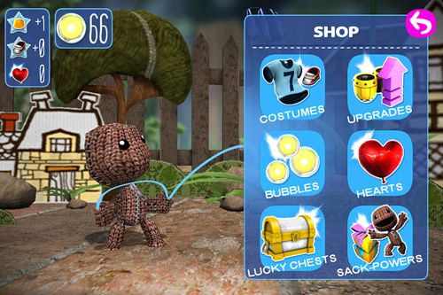 Gameplay screenshots of the Run Sackboy! Run! for iPad, iPhone or iPod.