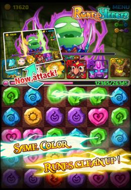 Gameplay screenshots of the Rune & Heroes for iPad, iPhone or iPod.