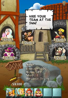 Gameplay screenshots of the Rune Raiders for iPad, iPhone or iPod.