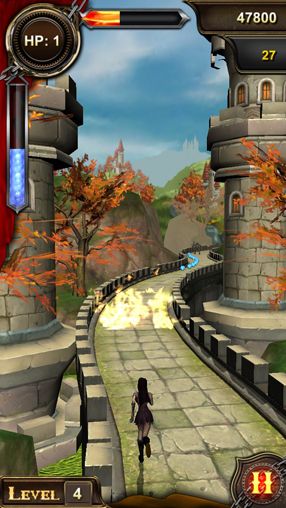 Gameplay screenshots of the Running quest for iPad, iPhone or iPod.