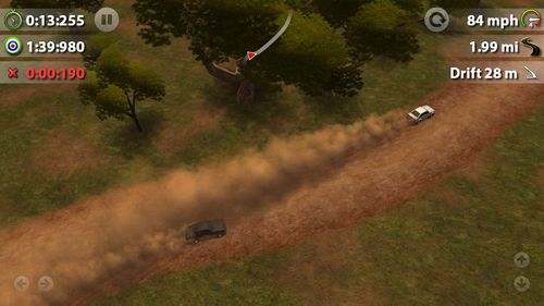 Gameplay screenshots of the Rush rally for iPad, iPhone or iPod.