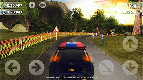 Gameplay screenshots of the Rush rally 2 for iPad, iPhone or iPod.