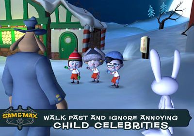 Gameplay screenshots of the Sam & Max Beyond Time and Space. Episode 1.  Ice Station Santa for iPad, iPhone or iPod.