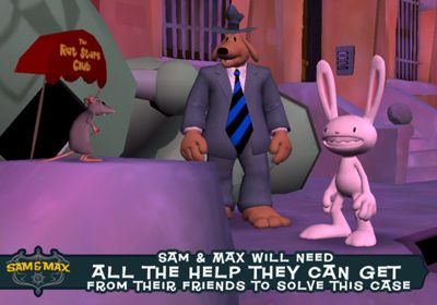 Gameplay screenshots of the Sam & Max Beyond Time and Space Episode 2.  Moai Better Blues for iPad, iPhone or iPod.