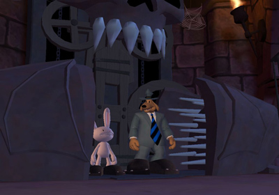 Gameplay screenshots of the Sam & Max Beyond Time and Space Episode 3.  Night of the Raving Dead for iPad, iPhone or iPod.