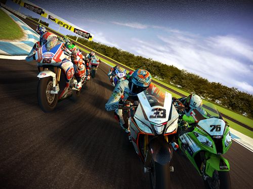 Gameplay screenshots of the SBK14: Official mobile game for iPad, iPhone or iPod.