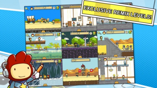 Gameplay screenshots of the Scribblenauts Remix for iPad, iPhone or iPod.