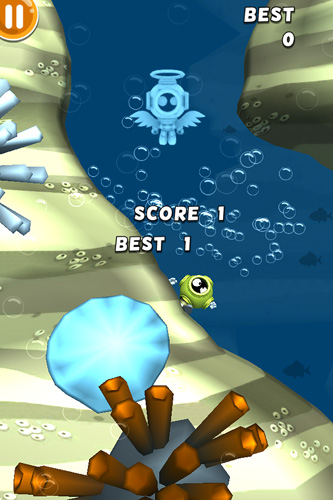 Gameplay screenshots of the Scuba dupa for iPad, iPhone or iPod.