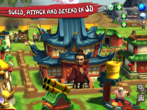 Gameplay screenshots of the Sensei Wars for iPad, iPhone or iPod.