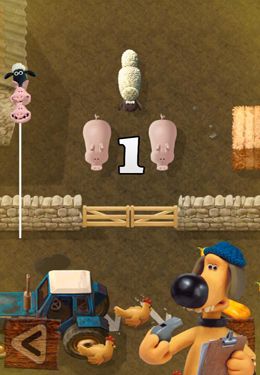 Gameplay screenshots of the Shaun the Sheep - Fleece Lightning for iPad, iPhone or iPod.