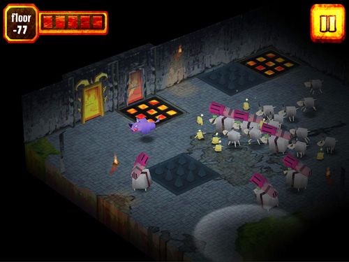 Gameplay screenshots of the Sheep in hell for iPad, iPhone or iPod.