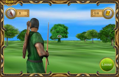 Gameplay screenshots of the Sherwood Forest Archery HD for iPad, iPhone or iPod.