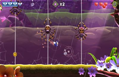 Gameplay screenshots of the Shiny The Firefly for iPad, iPhone or iPod.