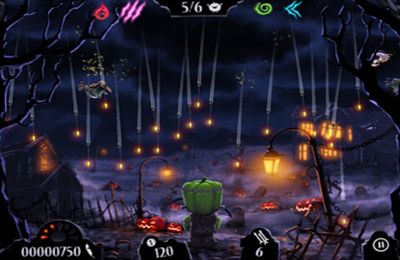 Gameplay screenshots of the Shoot The Zombirds for iPad, iPhone or iPod.