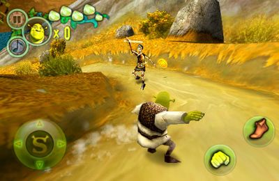 Gameplay screenshots of the Shrek Forever After for iPad, iPhone or iPod.