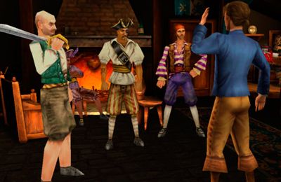 Gameplay screenshots of the Sid Meier's Pirates for iPad, iPhone or iPod.