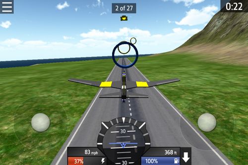 Gameplay screenshots of the Simple planes for iPad, iPhone or iPod.