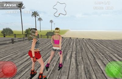 Gameplay screenshots of the Skatin Girlz for iPad, iPhone or iPod.