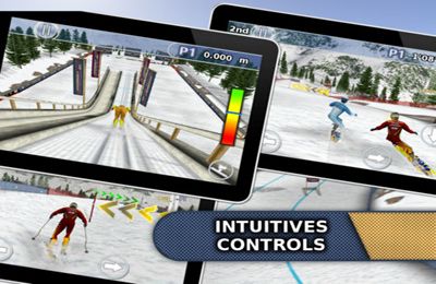 Gameplay screenshots of the Ski & Snowboard 2013 (Full Version) for iPad, iPhone or iPod.