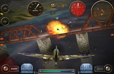 Gameplay screenshots of the Skies of Glory: Battle of Britain for iPad, iPhone or iPod.