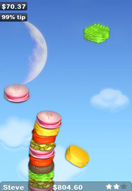 Gameplay screenshots of the Sky Burger for iPad, iPhone or iPod.