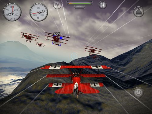 Gameplay screenshots of the Sky gamblers: Rise of glory for iPad, iPhone or iPod.