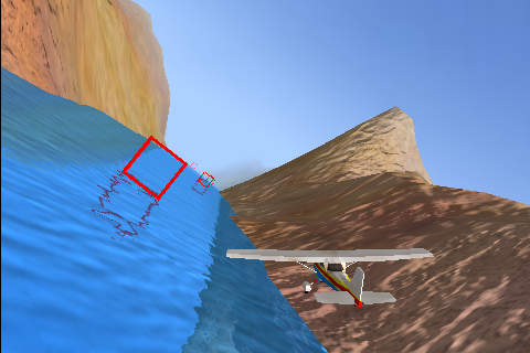 Gameplay screenshots of the Sky Racer 2 for iPad, iPhone or iPod.