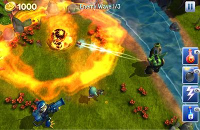 Gameplay screenshots of the Skylanders Battlegrounds for iPad, iPhone or iPod.