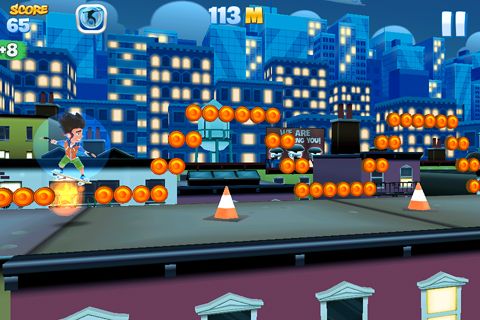 Gameplay screenshots of the Skyline skaters for iPad, iPhone or iPod.
