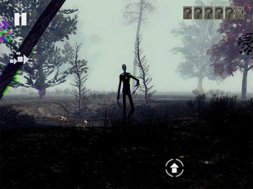 Gameplay screenshots of the Slender man: Dark forest for iPad, iPhone or iPod.