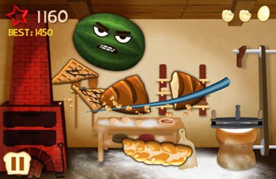 Gameplay screenshots of the Sliced Bread for iPad, iPhone or iPod.
