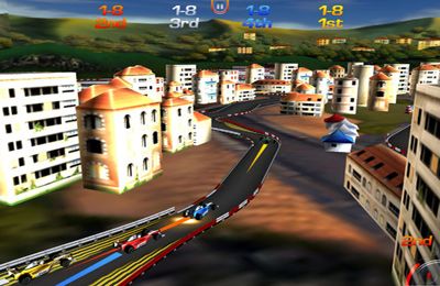 Gameplay screenshots of the SlotZ Racer 2 HD for iPad, iPhone or iPod.