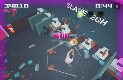Gameplay screenshots of the Smash the Office for iPad, iPhone or iPod.